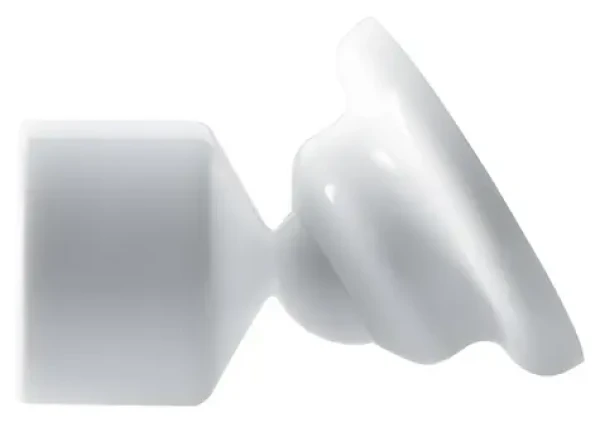 Spirella Držiak tyče WALLQUICK biely / Držiak na inštaláciu sprchovej tyče / plast / 20 mm