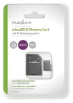 Nedis microSDHC 32 GB / Pamäťová karta / UHS-I / čítanie: 100 MB/s / zápis: 45 MB/s / vr. adaptéra SD (MMSD32100BK)