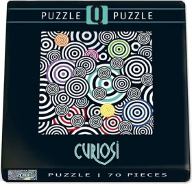 CURIOSI Štvorcové puzzle Q Shake: Vzor V