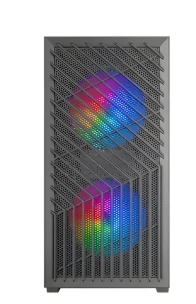 Tacens MARS MC-VORTEX čierna / Počítačová skriňa / mATX / Mini-ITX / 3x 120mm ARGB / PWM (TACMARS-MCVORTEX)