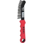 KS Tools 201.2321 Brzdový strmeň z oceľového drôtu drôtená kefa, 2 rady, špicatá; 201.2321