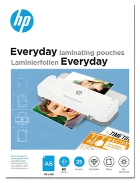 HP Everyday A6 / Laminovacie fólie / 80 mic / lesklé / 25 ks (9156)