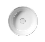 GSI - KUBE X keramické umývadlo na dosku, priemer 40cm, biela ExtraGlaze 942611