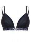 Čipkovaná vystužená podprsenka 164298 1P216 00135 námornícka modrá Emporio Armani navy blue