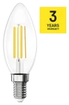 Emos LED žiarovka Filament Candle 5,9 W E14 / Žiarovka / náhrada za 60 W / neutrálna biela / 806 lm (1525731447)