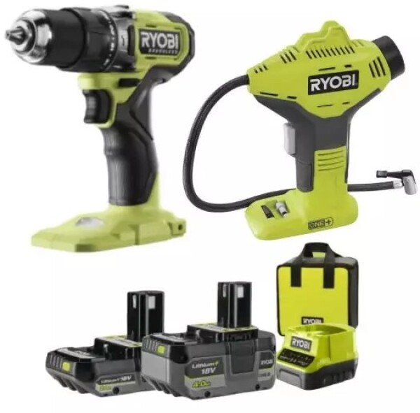 Ryobi Sada ELEKTRONARZĘDZI RPD18BL1-242SPI 1*4.0AH 1*2.0AH ONE+