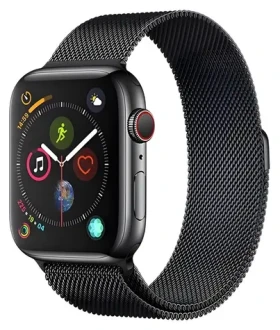 Devia Elegant Series Milanese Loop 44/45/46 mm Space Black / Remienok Apple Watch (6938595325083)