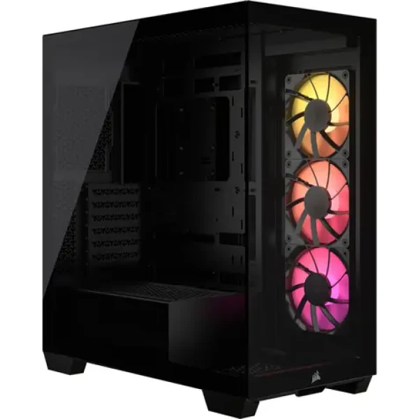 Corsair 3500X ARGB čierna / E-ATX / 2x USB-A 3.2 / 1x USB-C 3.2 / 3x 120mm / bez zdroja / priehľadná bočnica (CC-9011278-WW)