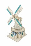 Woodcraft Drevené 3D puzzle Holandský veterný mlyn dielikov