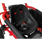 Mamido Detská benzínová motokára MUD MONSTER červená