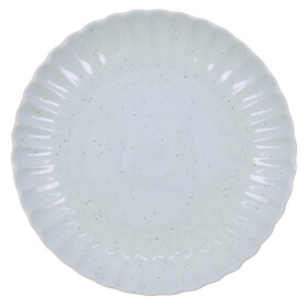 House Doctor Obedový tanier Scallop Light Blue Ø 26 cm