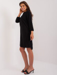Šaty D73761M30427A čierne XL