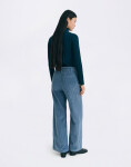 Thinking MU Fuzz Corduroy Karina Pants BLUE 38