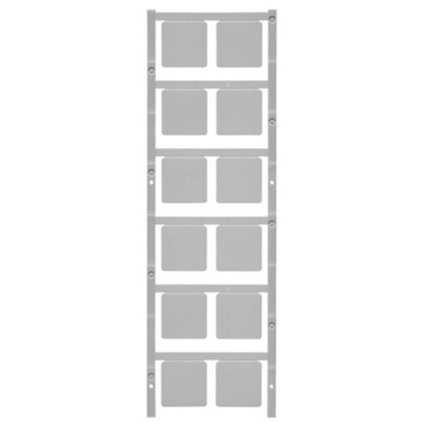 Weidmüller 1079520000 SM 27/27 K MC NE GR značenie prístrojov Druh montáže: nalepenie Potlačiteľná plocha: 27 x 27 mm sivá Počet markerov: 60 60 ks; 1079520000