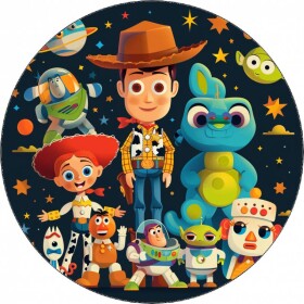 Jedlý papier Toy Story Woody vo vesmíre 19,5 cm - Pictu Hap - Pictu Hap