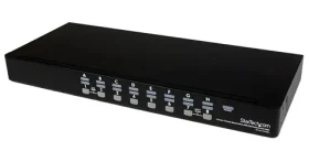 StarTech KVM switch 16 portov 1U / KVM switch / USB / 16 portov / 1920 × 1440 px / Rack 19” (SV1631DUSBUK)