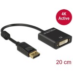 Delock DisplayPort DVI adaptér DisplayPort čierna 62599