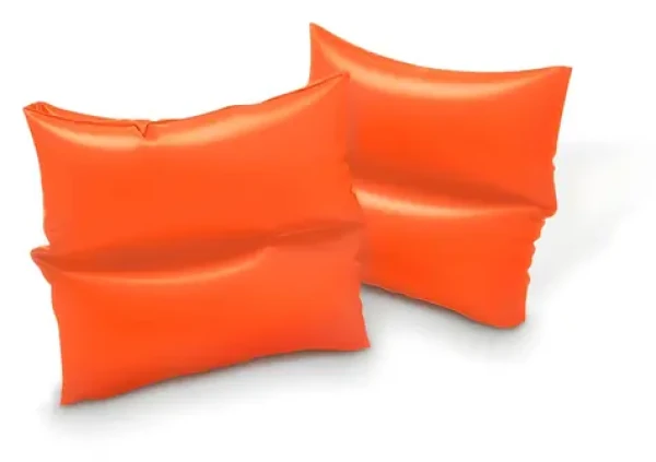 WIKY Nafukovacie rukávy oranžové / 19 x 19 cm / PVC (409498)