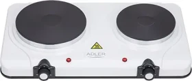 Adler AD 6504 biela / dvojplatničkový elektrický varič / 2500 W (AD 6504)