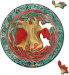 CURIOSI Okrúhle puzzle Picoli: Strom