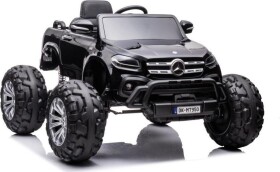 Lean Cars Elektrické autíčko MERCEDES DK-MT950 4x4 lakované ČIERNE MOTOR 4x45W BATÉRIA 2x12V7Ah 2022