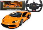 RASTAR Auto na diaľkové ovládanie R / C Lamborghini Aventador Rastar 1:14 oranžové