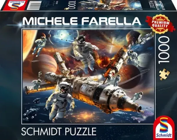 Schmidt Puzzle Kúzelné hviezdne svety - Beztiaže vo vesmíre