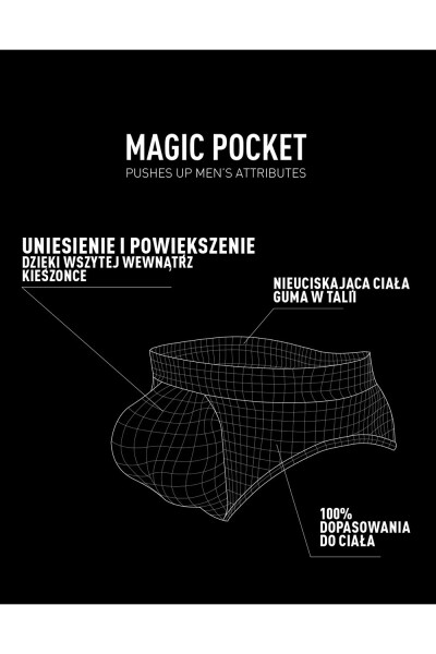 Atlantic MP-1569/02 Magic Pocket kolor:czarny