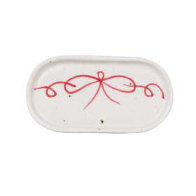 Strömshaga Kameninový podnos Viola Bow 12 cm