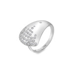 Hot Diamonds Elegantný prsteň s diamantom a topásami Spritz DR295 59 mm