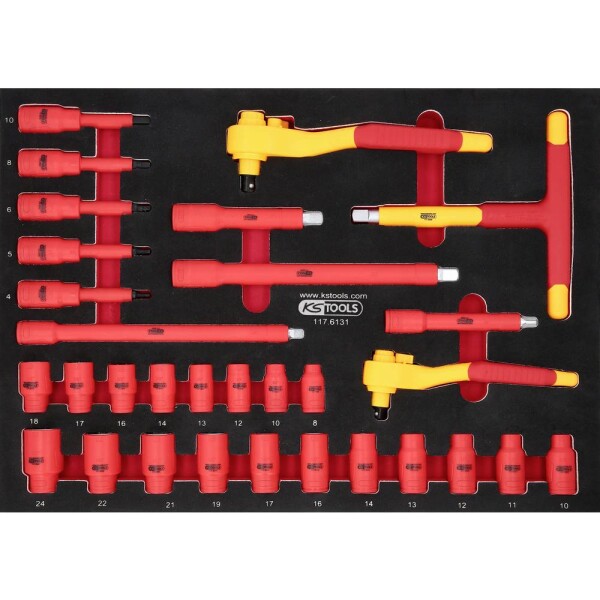 KS Tools 117.6131 súprava nástrčných kľúčov, 117.6131; 117.6131