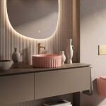 REA - Umývadlo na dosku DUO Sweet Pink Matt REA-U3606