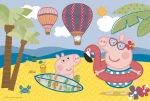 Trefl - Puzzle - Prasiatko Peppa: Prázdniny MAXI
