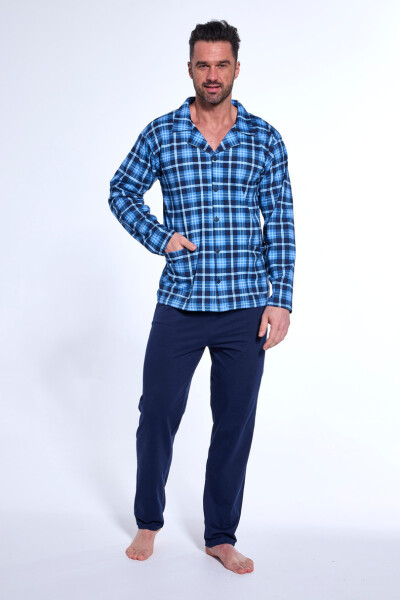 PÁNSKE PYŽAMO DR 114 W/25 džínovina XL