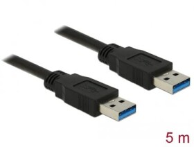 DeLock Kábel USB 3.0 A (M) - USB 3.0 A (M) 5.0m čierna (85064)