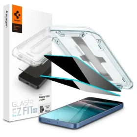 Spigen Glass TR EZ Fit HD (Privacy) ochranné tvrdené sklo pre Samsung Galaxy S25+/S24+ 2ks (AGL09307)