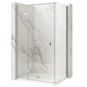 REA/S - Sprchovací kút Atlas 100x100 Chrome vľavo KPL-K4564