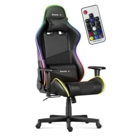 Huzaro Force 6.2 RGB čierna / Herná stolička / nastaviteľná / nosnosť až 140 kg / látka sieťovina (HZ-FORCE 6.2 BLACK RGB)