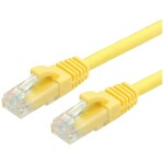 Value 21.99.1432 RJ45 sieťové káble, prepojovacie káble CAT 6A U/UTP 2.00 m žltá netienený 1 ks; 21.99.1432