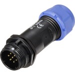 Weipu SP1311 / P 7 II guľatý faston, 1 ks; SP1311 / P 7 II