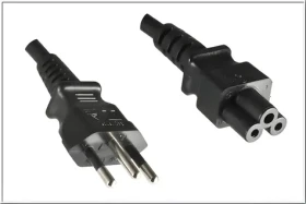 MicroConnect Power Cord Brazílsky typ N - C5 1.8m čierna / Brazílska koncovka (PE010818BRAZIL)