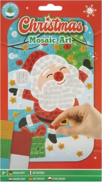 GRAFIX Mozaikový obrázok Vianoce: Santa 14x23 cm
