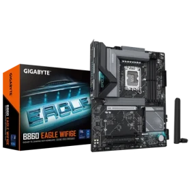 GIGABYTE B860 Eagle WiFi6E/B860/LGA 1851/ 4X DDR5/PCIEx 16/2.5GLAN/Wi-Fi/ATX (B860 EAGLE WIFI6E)