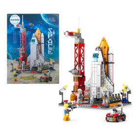 Mamido Mamido Stavebnica vesmírna raketa 494 dielikov MT1127