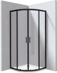 DEANTE - Funkia Evo štvrťkruh sprchovací kút s vaničkou, 80x80 cm KYPPN088P