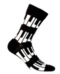 Vzorované pánske ponožky PERFECT MAN-CASUAL BLACK G95 39-41