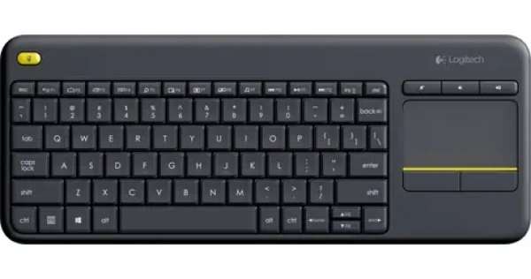 Logitech K400+ Dark / Bezdrôtová klávesnica s touchpadom / CH layout / 2.4 GHz (920-007133)