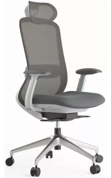 Mercury BESSEL kancelárska stolička svetlo šedá / 118-133cm / látka sieťovina / 120 kg (1053401)