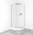 SAT - Set sprchovacieho kúta a vaničky, štvrťkruh 80x80 cm Multi Basic SIKOBKMUS80CRT SIKOBKMUS80CRT