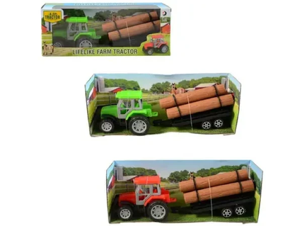 MaDe 07294 Traktor s prívesom na zotrvačník